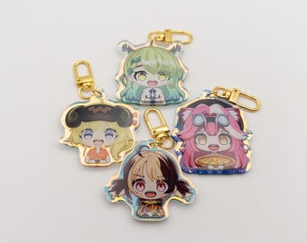 Hololive 5.5cm Rainbow Acrylic Keychains
