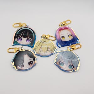 Alien Stage 5.5cm Holographic Keychains