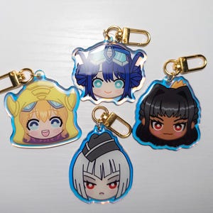 Llaveros holográficos de Transformers Bishoujo de 5,5 cm