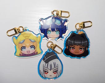 Bishoujo Transformer 5.5cm Holographic Keychains