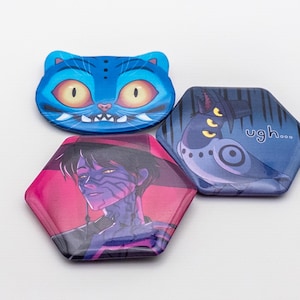 KPop Demon Hunters buttons