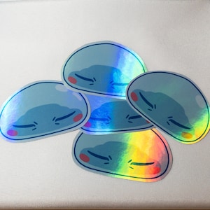 Holografische sticker gereïncarneerd slijm