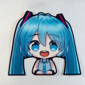 Miku peeker sticker