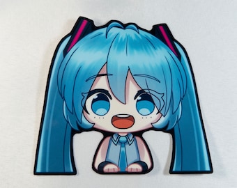 Miku peeker sticker