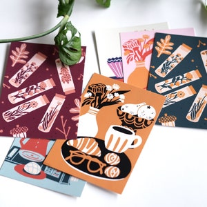 Cartes postales post-traversées, Correspondant, Carte postale florale, Cartes postales artistiques, Paquet de cartes postales, Ensemble de signets, Cartes postales esthétiques, Ensemble de cartes postales