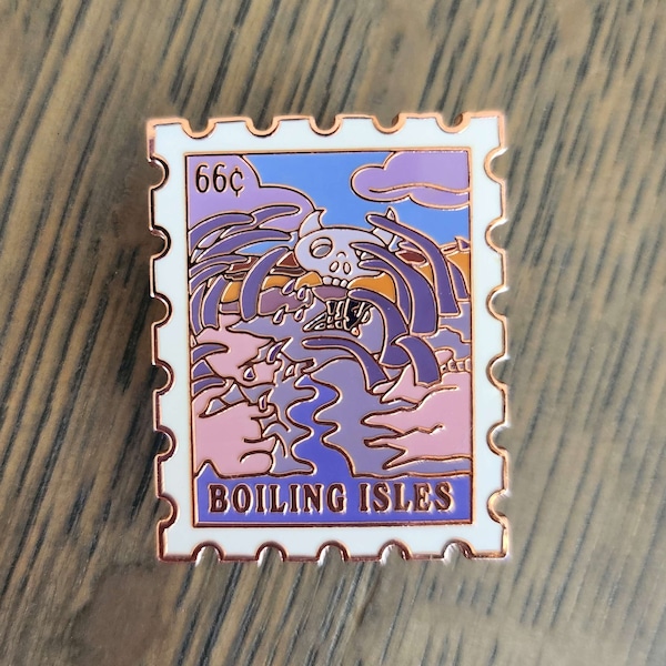 Pin de esmalte del sello de boiling Isles