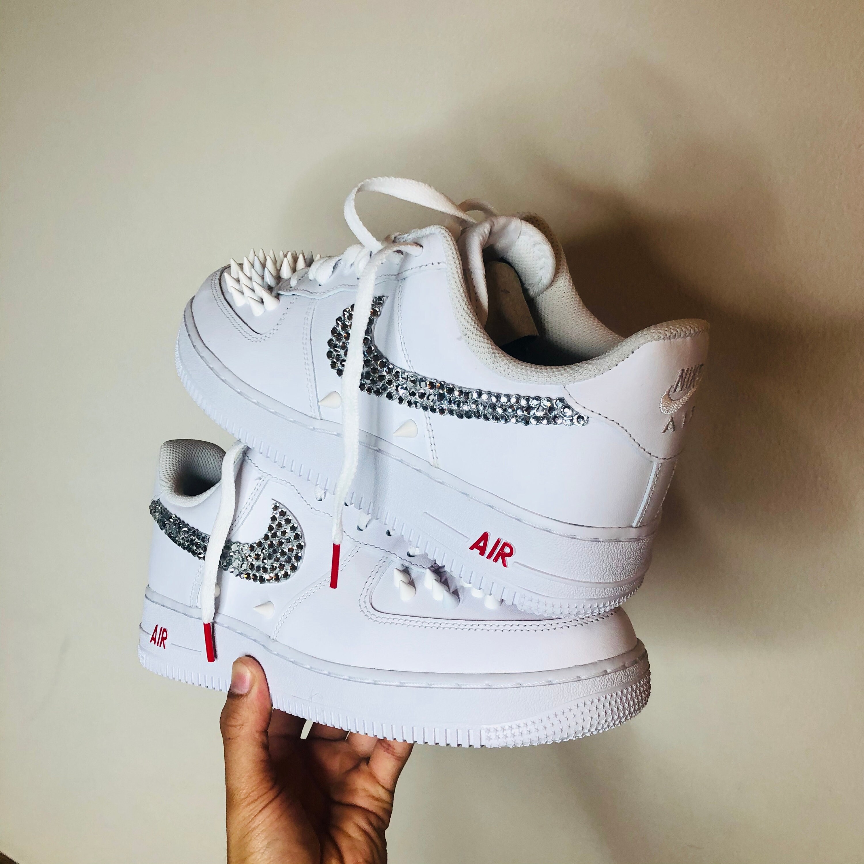 christian louboutin nike air force 1 shoes