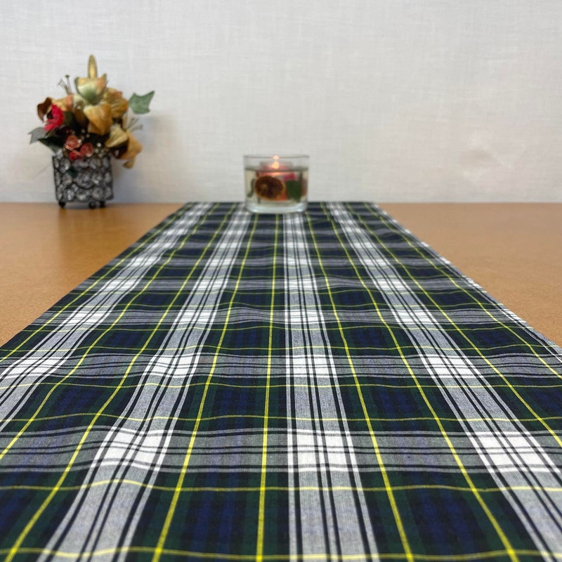 Munro Modern Tartan Table Runner - Cotton table runner main image 0