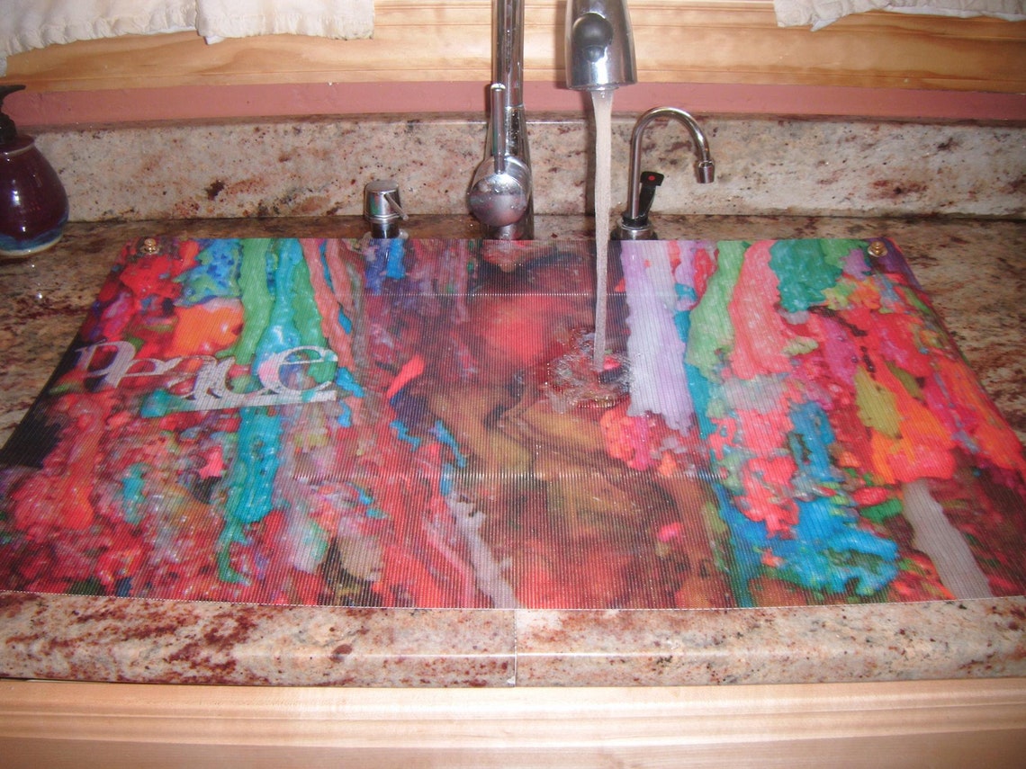 Decorative sink cover sink cover covers kitchen decor Etsy