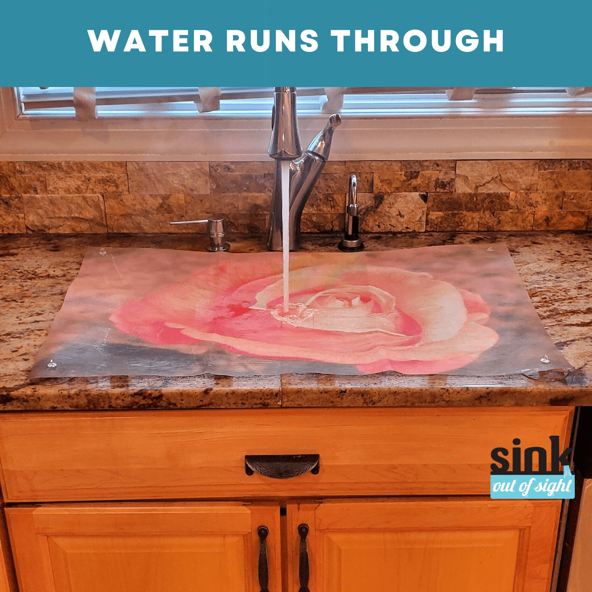 decorative sink cover, sink cover, outdoor sink, kitchen décor, pet cover, baby shower, kitchen accessories, home décor, house warming,