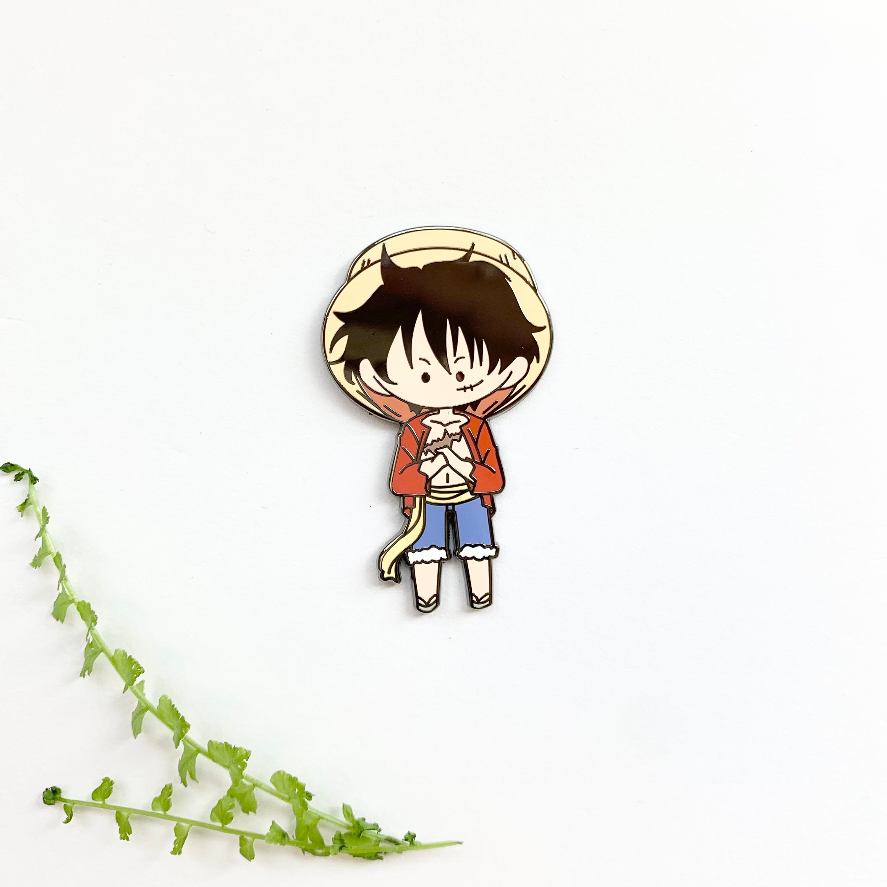 ONE PIECE LUFFY LUCKY CAT Enamel Pin, Cool Anime Pins, Pirate Pin