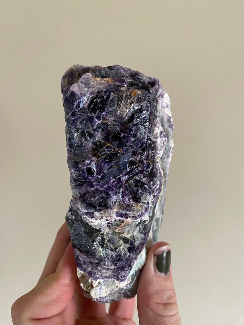 Raw Rainbow Fluorite Raw Fluorite Chunk