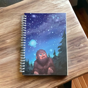 A5 Bigfoot Reusable Sticker Book - Cryptid, cryptozoology, sasquatch
