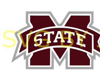 Mississippi State Svg Etsy