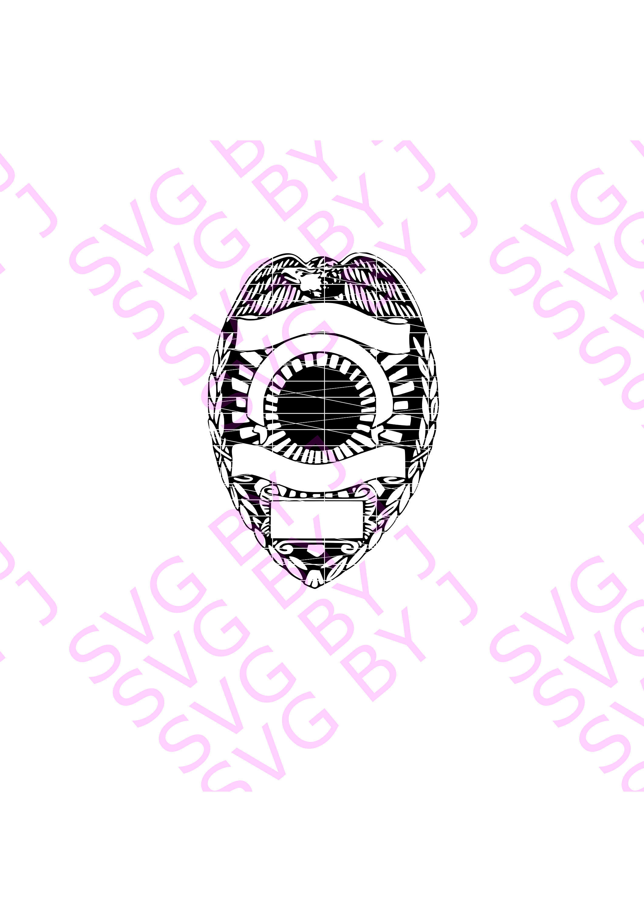 Police Badge Eagle Hero Svg Dxf Png Jpg Digital Cut - Etsy