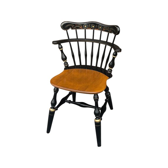 Buy 1980s Ethan Allen Hitchcock Style Comb Back Windsor Mate s Chair 14 6040 Online in India Etsy