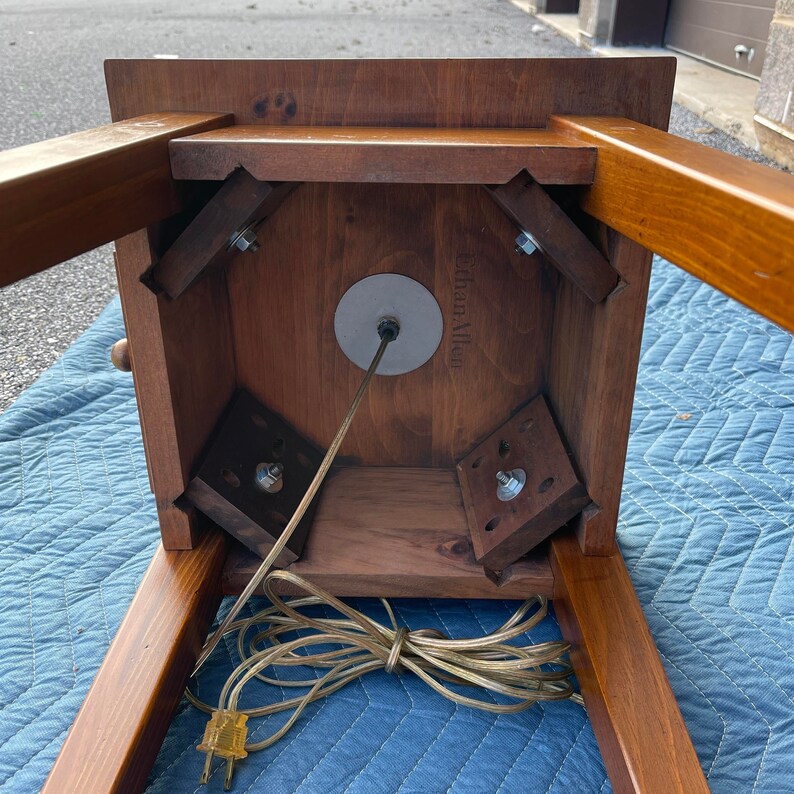 1980s Ethan Allen Country Craftsman Collection Rustic Pine Floor Lamp Etsy