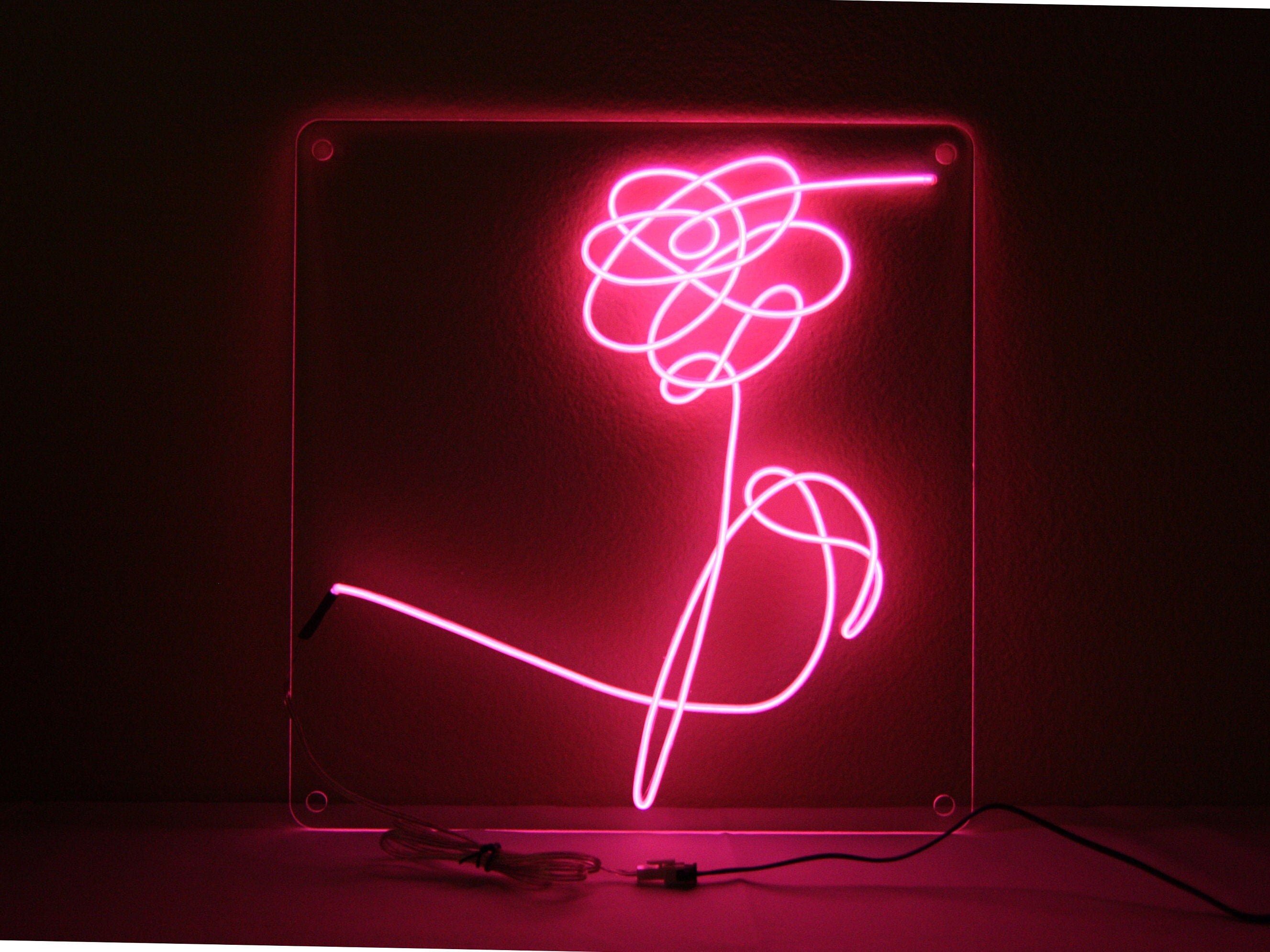 Bts Neon Light Etsy