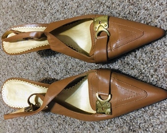 bcbg slingback pumps