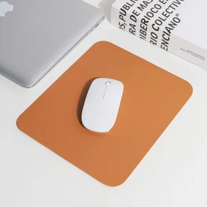 Leather Mouse Pad, Nordic Simple Design Pad, Faux Leather Mouse Pad