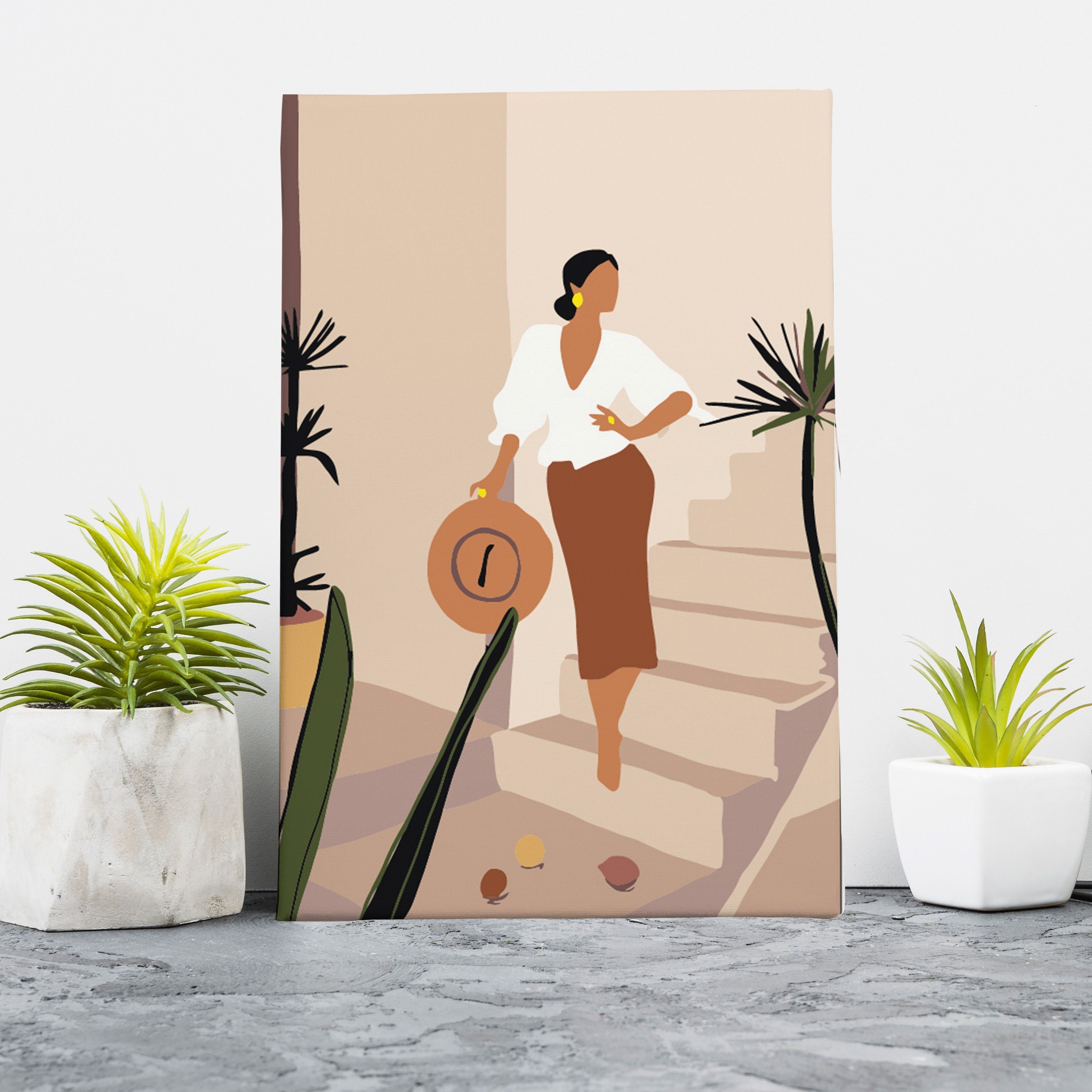 Abstract Woman Paint By Numbers For Adults Abstraction Acrylic Painting On Canvas Minimalism Paint By Your Own DIY Kit Oil Wall Art Decor