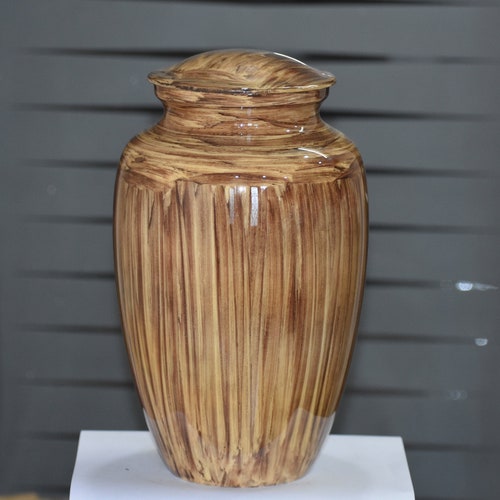 Urns for ashes adult - Funeral Stone Colored Large funeral urn for ashes of loved ones Size 10.5