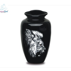 Metal Cremation Urn for Human Ashes, Adult Funeral Urn Personalized Memorial Urn, Elegant Keepsake  urns Male female urns for ash 220 Cu.In.