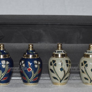 Metallurne für menschliche Asche, Erwachsene Bestattungs-Urne-personalisierte Gedenkurne, elegante Andenken-Urnen-männlich weibliche Urne für Asche 3 Cu. hinein.