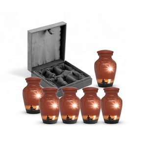 Metallurne für menschliche Asche, Erwachsene Bestattungs-Urne-personalisierte Gedenkurne, elegante Andenken-Urnen-männlich weibliche Urne für Asche 3 Cu. hinein.