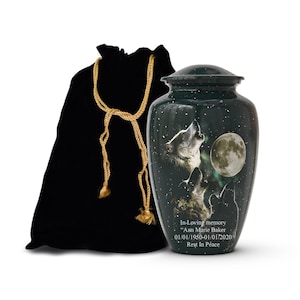 Cremation Urn for Human Ashes, Adult XL Funeral Urn Personalized Memorial Urn, Elegant Keepsake  urns Male female urns for ash 320 Cu. In.