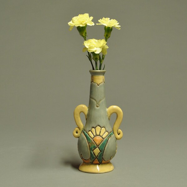 Arts and Crafts Style Vase Etsy