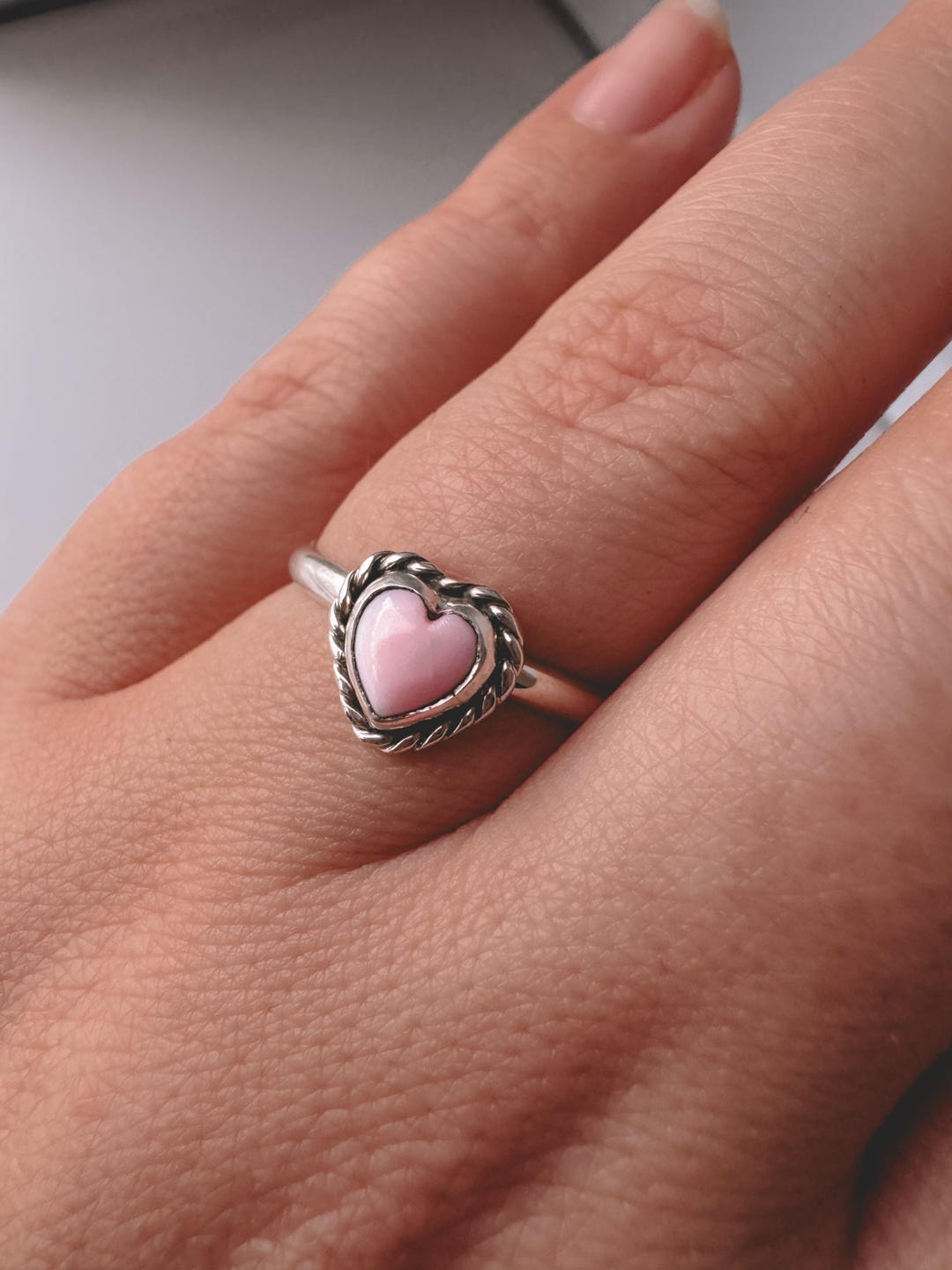 Turquoise Estella Heart Ring main image 0