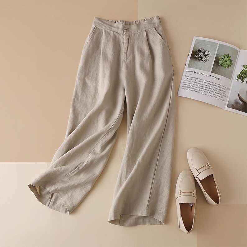 loose linen pants