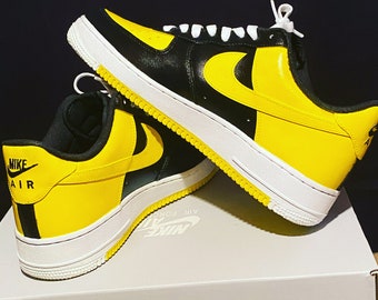 Nike Air Force 1 Yellow | Etsy