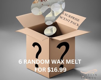 Surprise Scent Pack | 6 Packs|  Wax Melts | Gift Ideas | Spring Scents | Wax Tarts | summer wax melts |wax melts