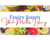 Fruity Scents Strong Scented Wax Melts Gift Ideas Spring