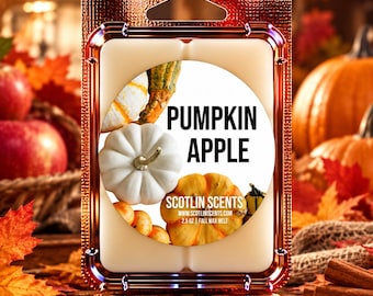 Pumpkin Apple | STRONG SCENTED Wax Melts | Gift Ideas |