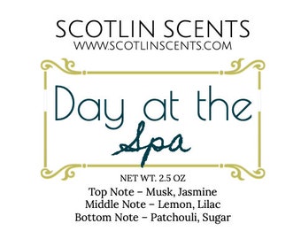 Day at the Spa | STRONG SCENTED Wax Melts | Gift Ideas |