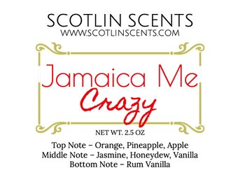 Jamaica Me Crazy | STRONG SCENTED Wax Melts | Gift Ideas |