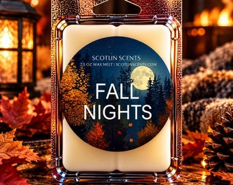 Fall Nights | STRONG SCENTED Wax Melts | Gift Ideas |