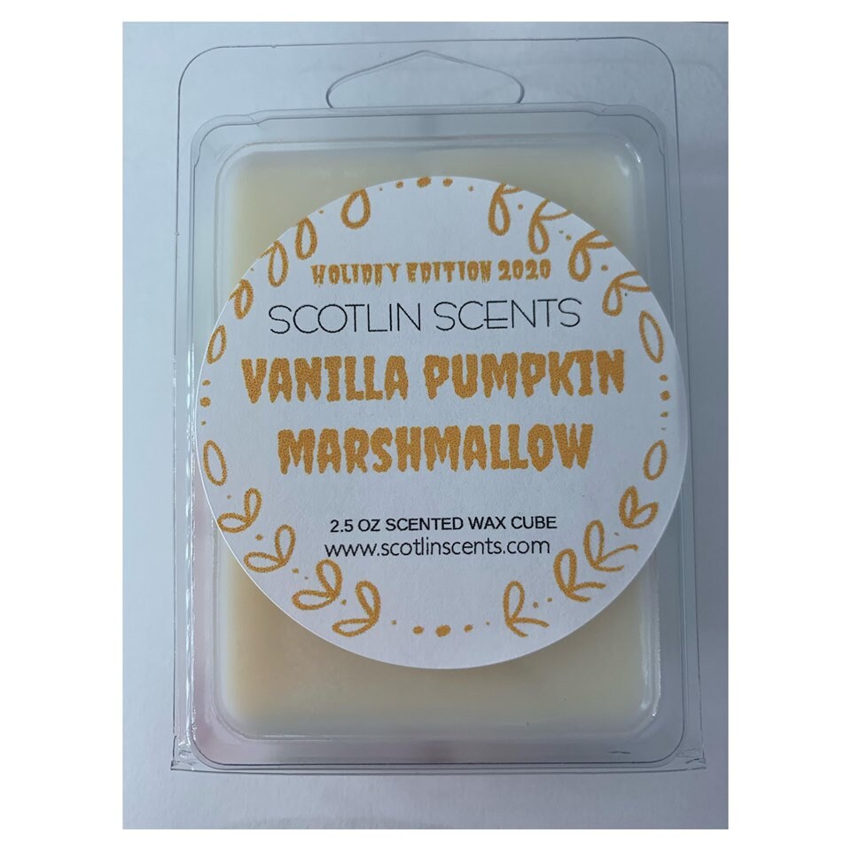 Vanilla Pumpkin Marshmallow | STRONG SCENTED Wax Melts