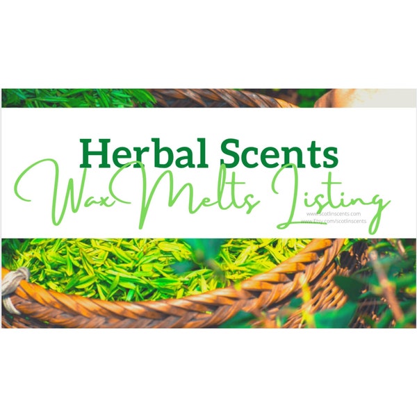 Herbal Scents | Strong Scented Wax Melts | Gift Ideas | Spring