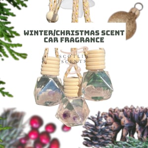 WINTER/CHRISTMAS SCENT Car Diffuser  | Car Fragrance | Car hanging | New Driver | Car Freshies | diamond bottle