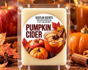 Pumpkin Cider | STRONG SCENTED Wax Melts | Gift Ideas |