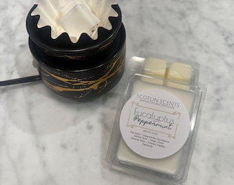 Eukalyptus Pfefferminze | STARK DUFTENDE Wachs Melts | Geschenkideen |
