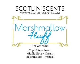 Marshmallow Fluffs | STRONG SCENTED Wax Melts | Gift Ideas |