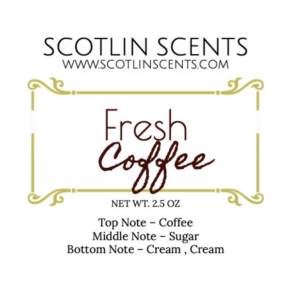 Fresh Coffee | STRONG SCENTED Wax Melts | Gift Ideas |