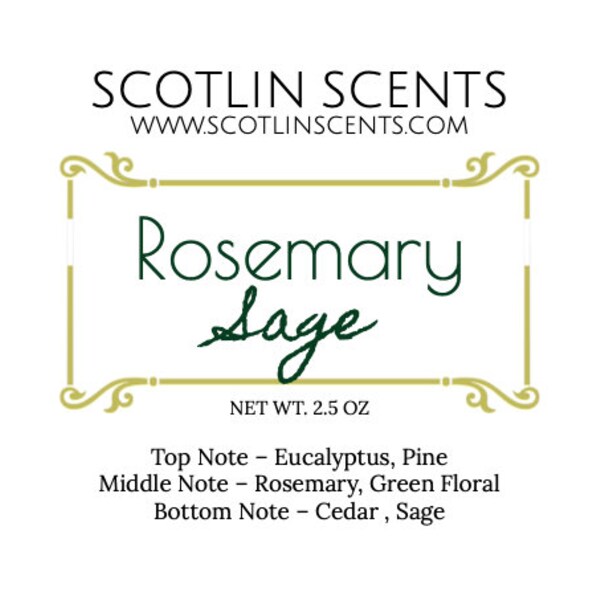 Rosemary Sage Etsy