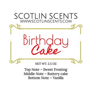 Birthday Cake | STRONG SCENTED Wax Melts | Gift Ideas |