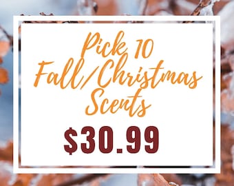 STRONG SCENTED Wax Melts PICK 10| Fall scents | gift ideas | Thanksgiving | Christmas scents